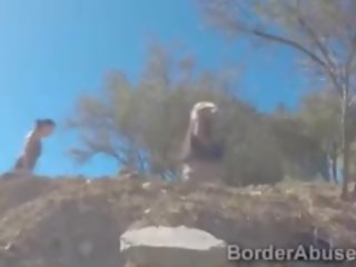Superb Latin Booty Caught In The Border By oversexed Officer